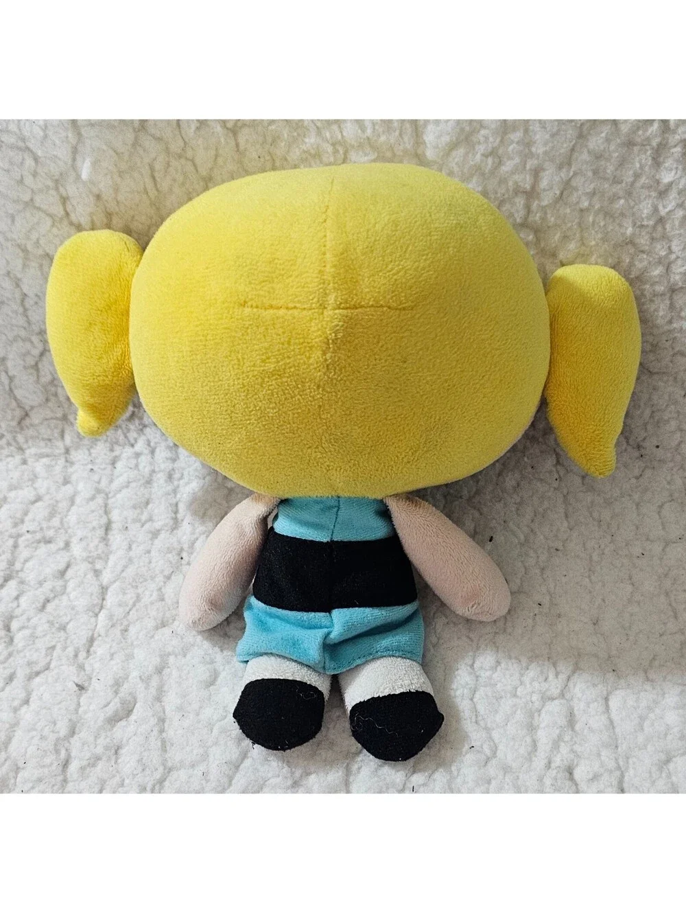 The Powerpuff Girls Bubbles Plush Stuffed Toy Big Eyes & Head 7.5